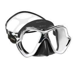 Mares X-Vision Chrome Liquidskin Dive Mask - Black/White Thumbnail}