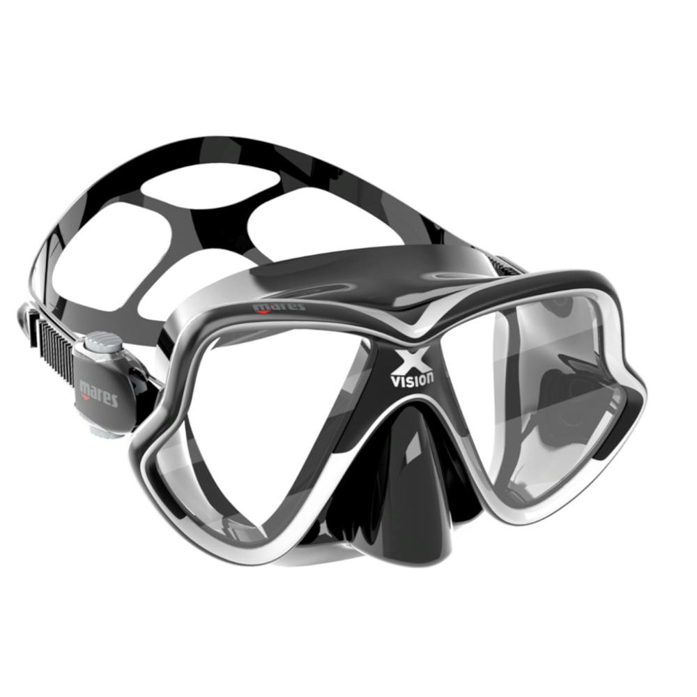 Mares X-Vision Mid 2.0 Dive Mask - Black/White