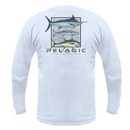 Pelagic Camo Slam Long Sleeve T-Shirt Back Thumbnail}