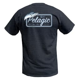 Pelagic Wharf Tri-Blend T-Shirt Back - Vintage Black Thumbnail}