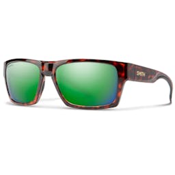 Smith Outlier 2 Polarized Sunglasses - Tortoise Frame/Green Mirror Lens Thumbnail}