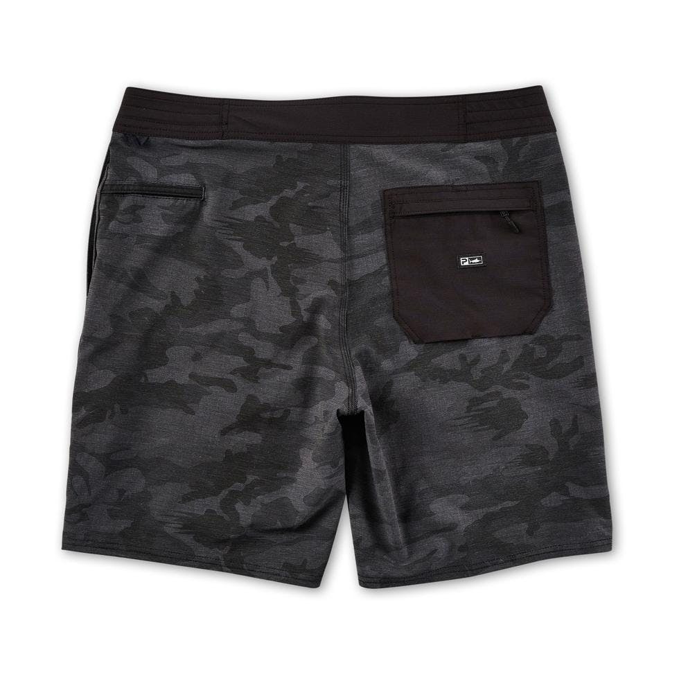 Pelagic Deep Drop Fishing Shorts (Men's) Back - Black
