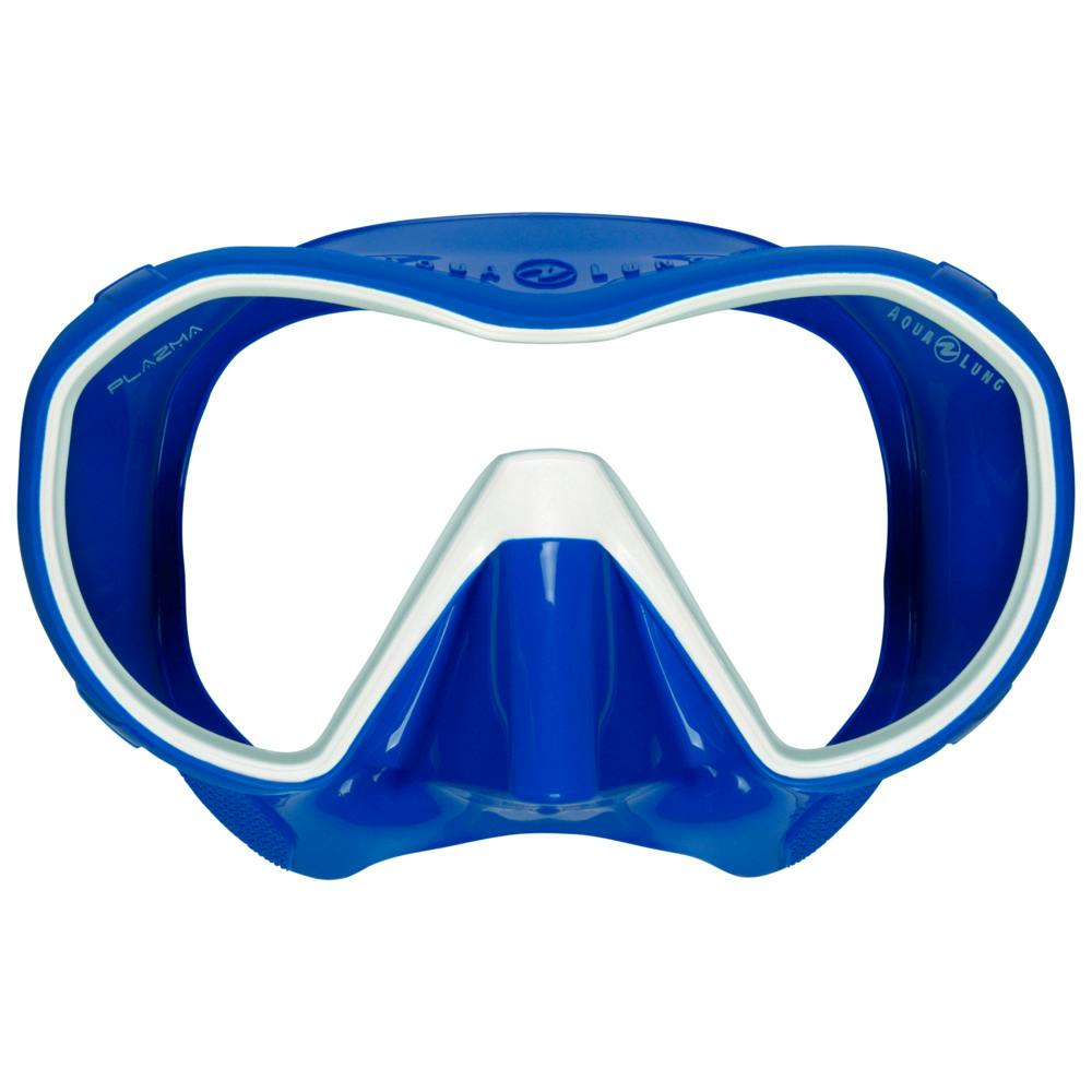 Aqualung Plazma Dive Mask Front - Blue/Blue/Clear
