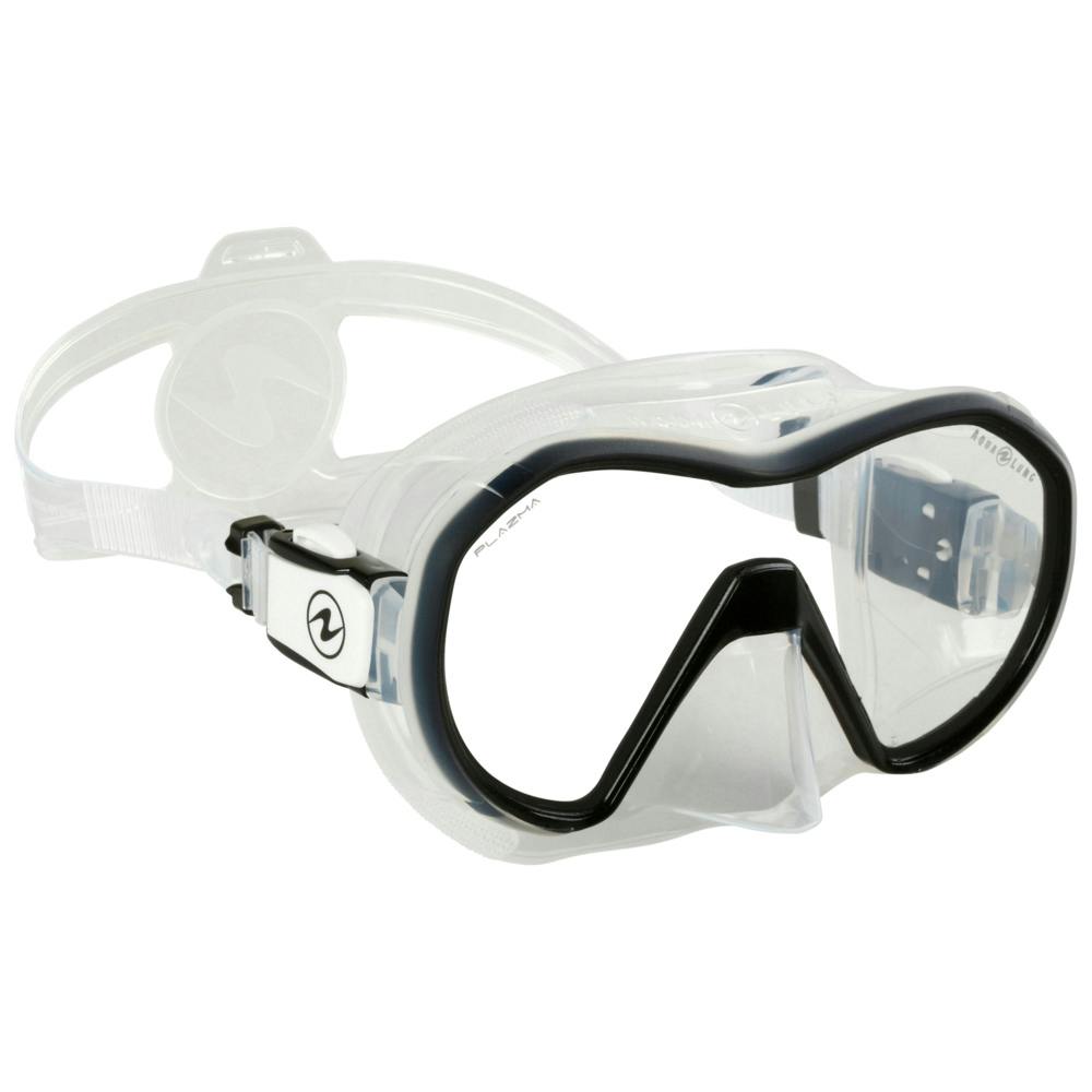 Aqualung Plazma Dive Mask - Black/Clear/Clear