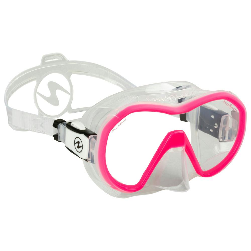 Aqualung Plazma Dive Mask - Pink/Clear/Clear