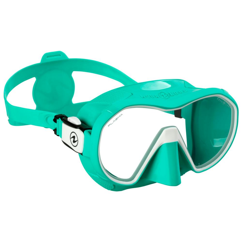 Aqua Lung Plazma Dive Mask - White/Teal/Clear