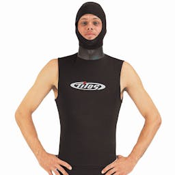 Tilos 5/3mm Superstretch Hooded Vest (Unisex) - Black Thumbnail}