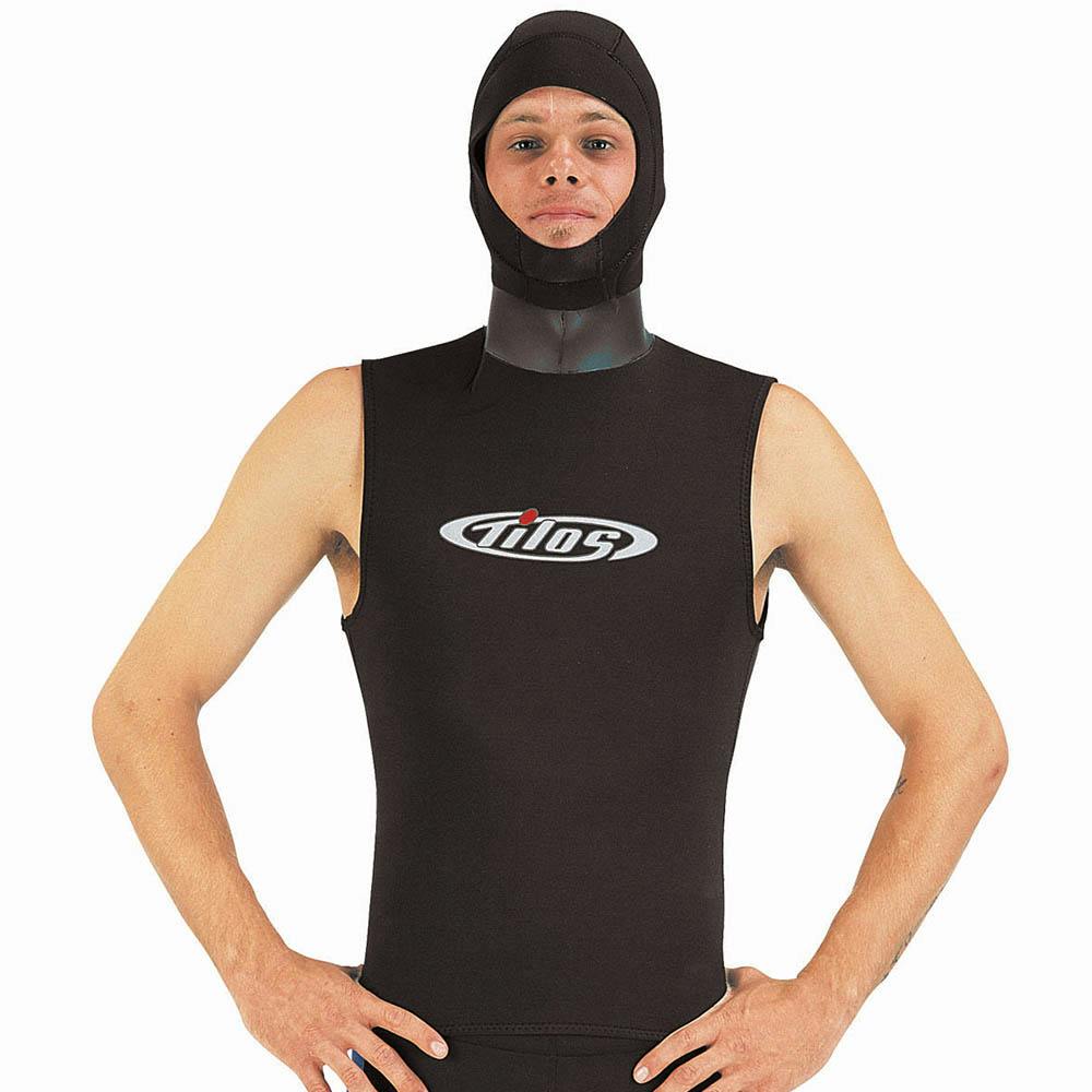 Tilos 5/3mm Superstretch Hooded Vest (Unisex) - Black