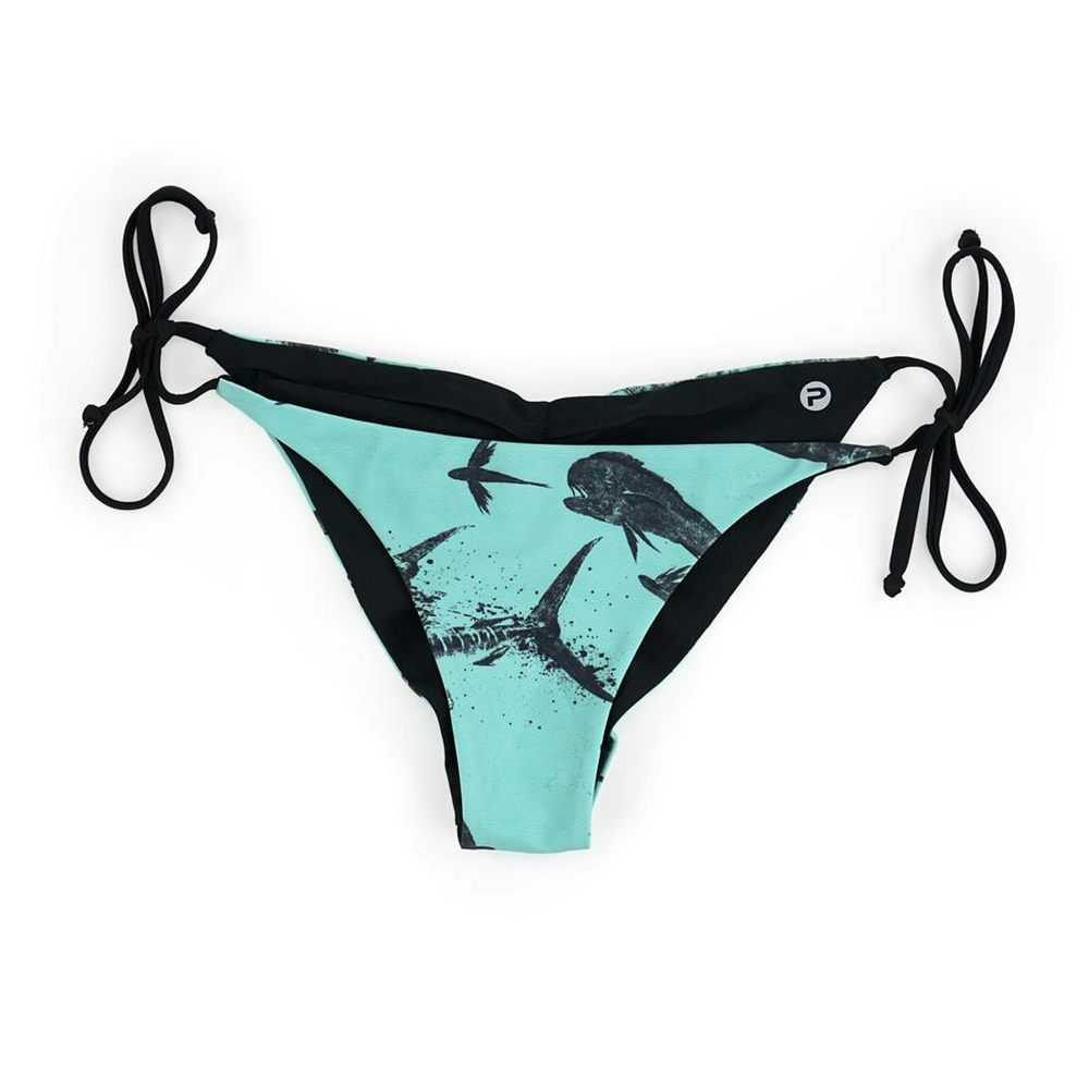 Pelagic Key West Reversible Bikini Bottoms Gyotaku