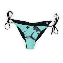 Pelagic Key West Reversible Bikini Bottoms Gyotaku - Turquoise Thumbnail}