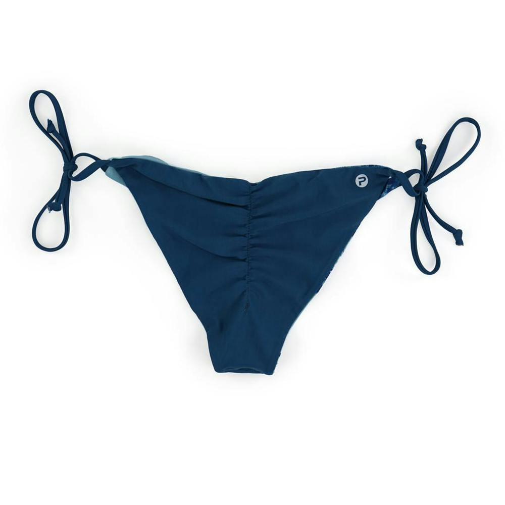 Pelagic Key West Reversible Bikini Bottoms Gyotaku Back Inside - Smokey Blue