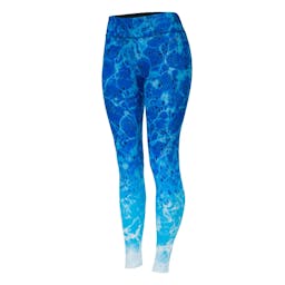 Pelagic Dorado Collection Maui Leggings Front - Blue Thumbnail}