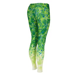 Pelagic Dorado Collection Maui Leggings Back - Green Thumbnail}