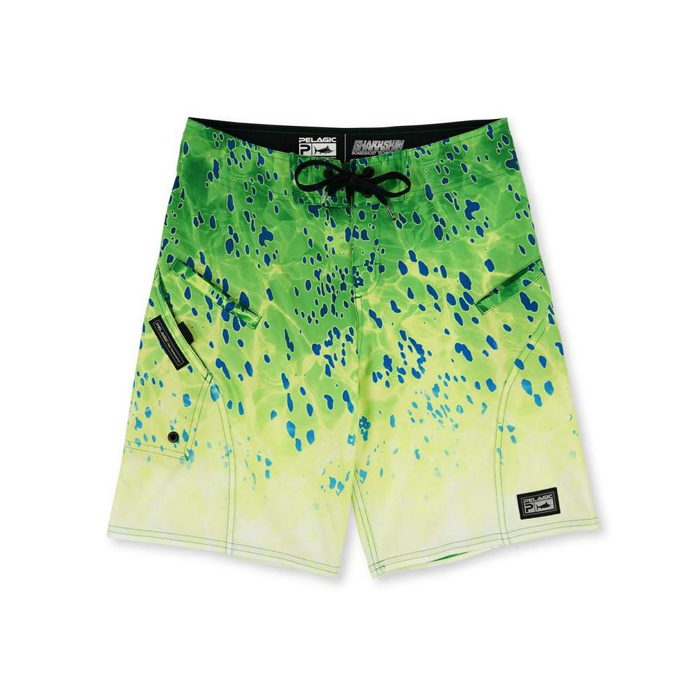 Pelagic Sharkskin Dorado Fishing Shorts (Men's) - Green