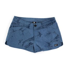 Pelagic Deep Sea Hybrid Shorts Gyotaku (Women's) Wet - Smokey Blue Thumbnail}