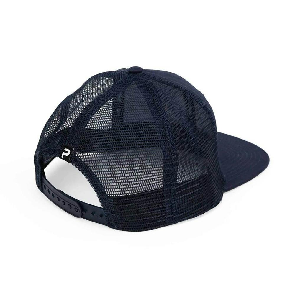 Pelagic Gyotaku Snapback Hat Back - Navy