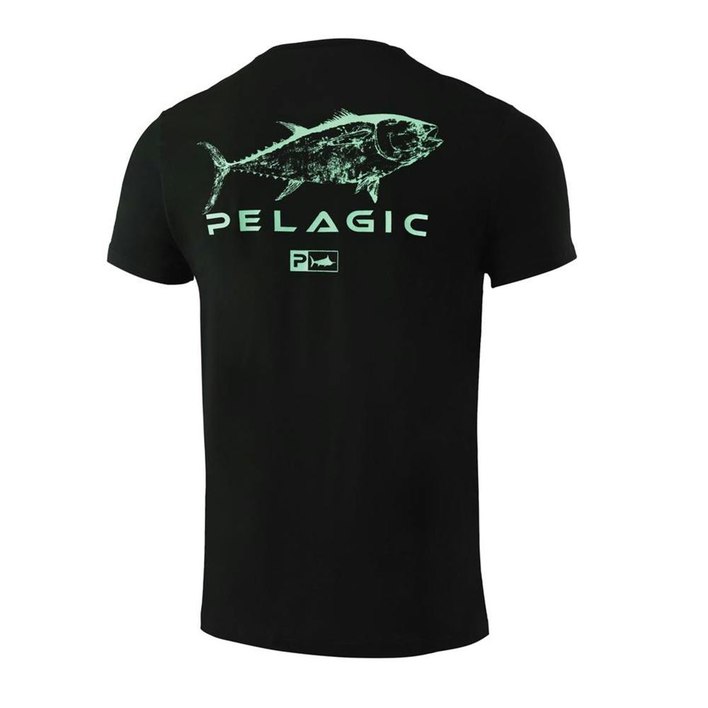 Pelagic Premium UV Gyotaku T-Shirt - Black