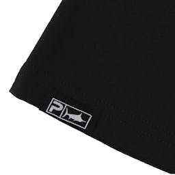 Pelagic Premium UV Gyotaku T-Shirt Hem Detail - Black Thumbnail}