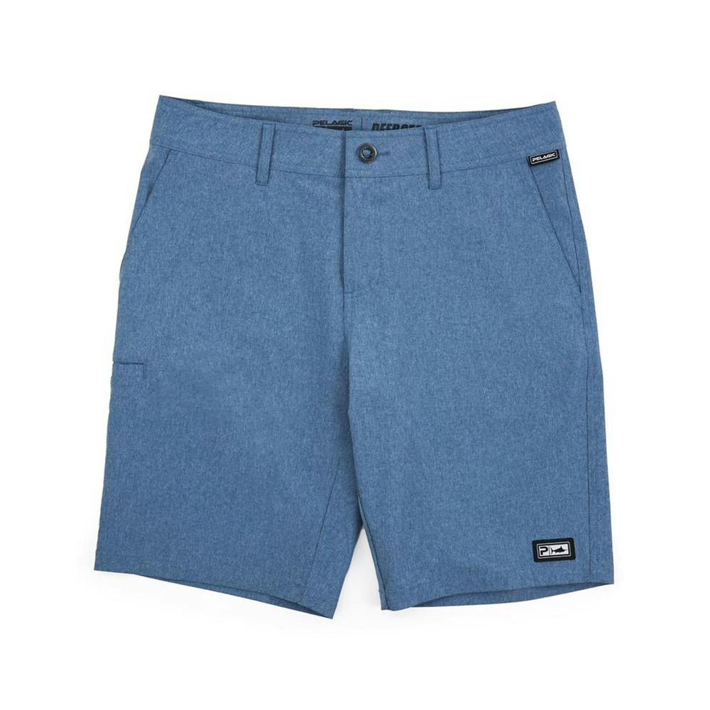 Pelagic Gyotaku Deep Sea Hybrid Fishing Shorts (Men’s) - Smokey Blue