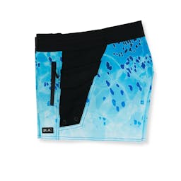 Pelagic Ocean Master Fishing Shorts (Women's) Left Side - Blue Thumbnail}
