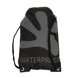Gecko Waterproof Drawstring Backpack - Black/Gray Thumbnail}