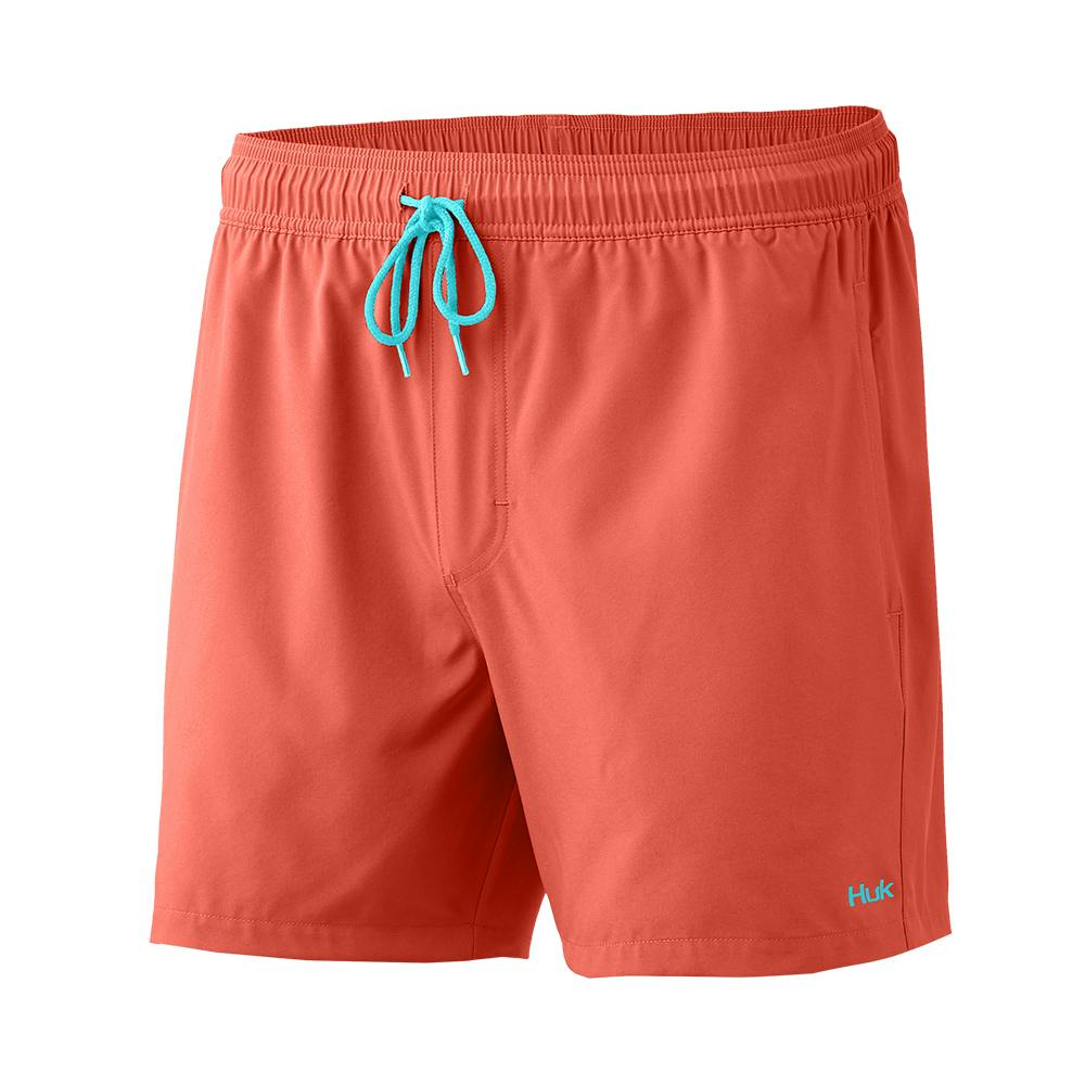 Huk Capers Volley Shorts - Fusion Coral