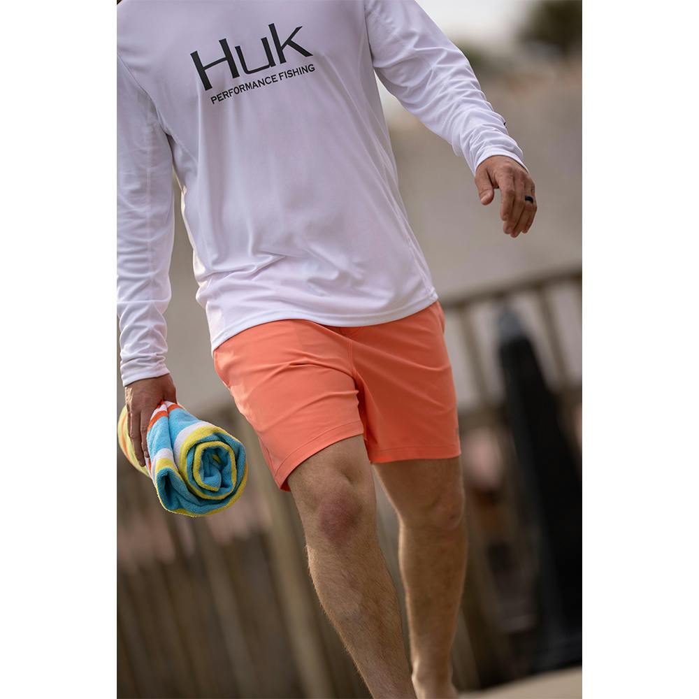 Huk Capers Volley Shorts Lifestyle Close Up