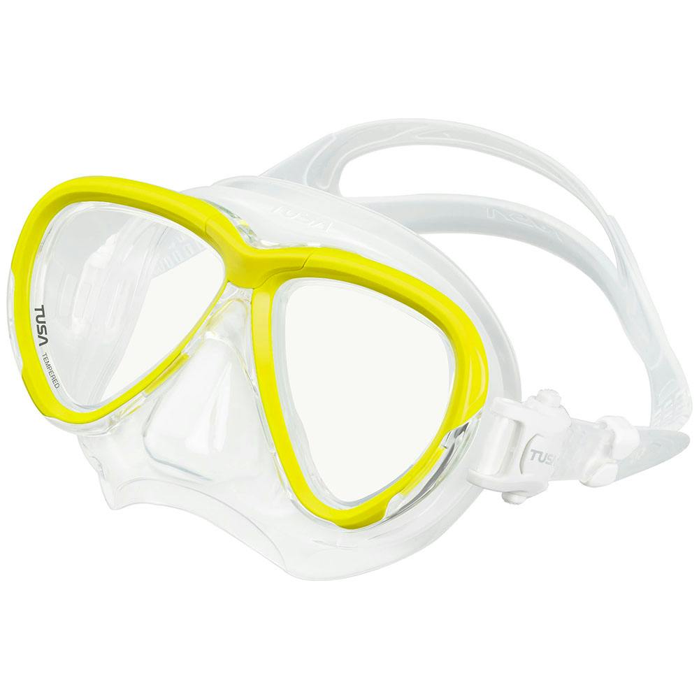 TUSA Intega Mask, Two Lens - Flash Yellow