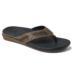 Reef Cushion Lux Sandals (Men's) - Tan/Black Thumbnail}