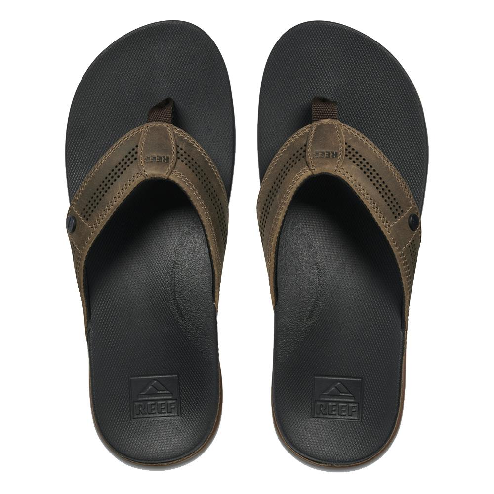 Reef Cushion Lux Sandals (Men's) Pair - Tan/Black