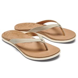 OluKai Honu Sandals (Women's) - Tapa/Golden Sand Thumbnail}