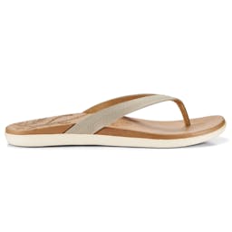 OluKai Honu Sandals (Women's) Side View - Tapa/Golden Sand Thumbnail}