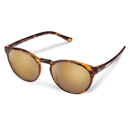Suncloud Optics Metric Polarized Sunglasses - Tortoise Frame/Sienna Mirror Lenses Thumbnail}