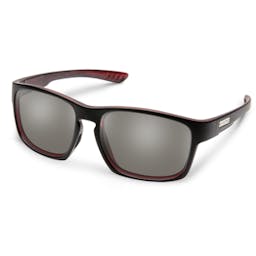 Suncloud Optics Fairfield Polarized Sunglasses - Burnished Red Frame / Gray Lenses Thumbnail}