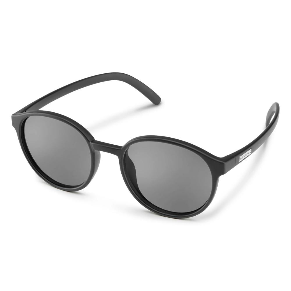 Suncloud Low Key Polarized Sunglasses - Matte Black Frame / Gray Lenses