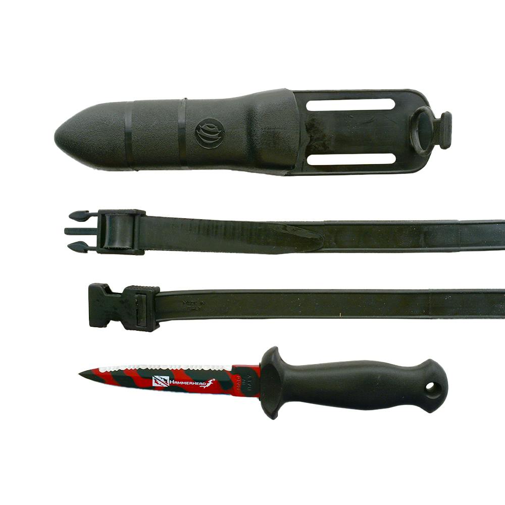 HammerHead Cranium Dive Knife (All Around) with Components