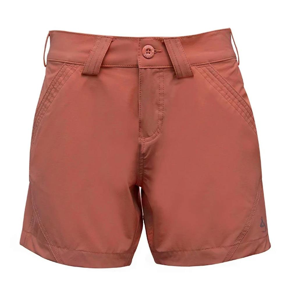 Hook & Tackle Coastland Stretch Hybrid Fishing Shorts (Women’s) - Red 