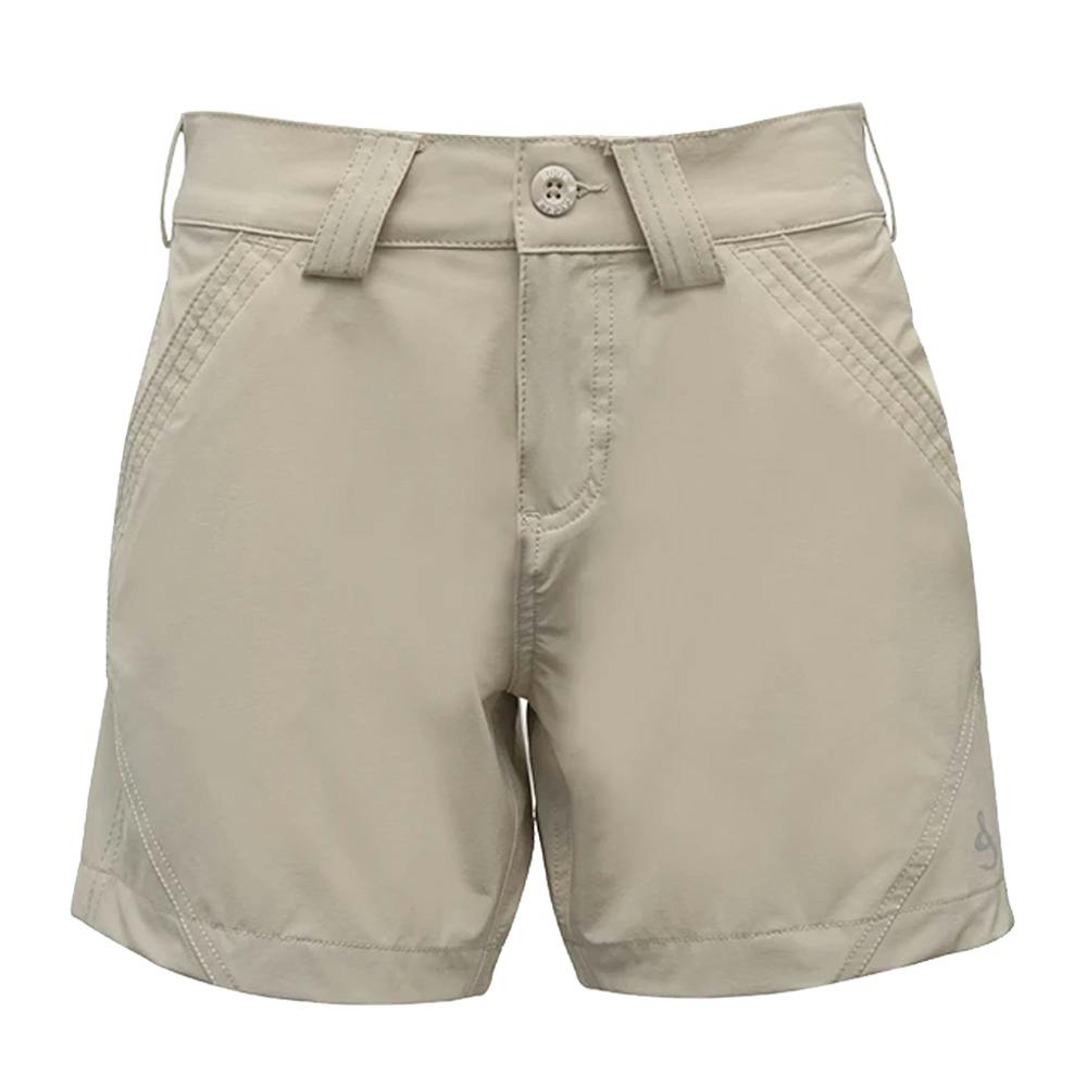 Hook & Tackle Coastland Stretch Hybrid Fishing Shorts (Women’s) - Sand 
