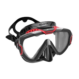 Mares Pure Wire Dive Mask, Single Lens - Grey/Red/Black Thumbnail}