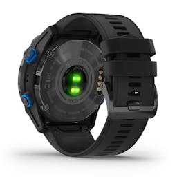 Garmin Descent™ Mk2i Wrist Dive Computer, Titanium Carbon Gray DLC with Black Silicone Band Back View Thumbnail}