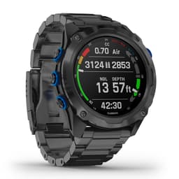 Garmin Descent™ Mk2i Wrist Dive Computer, Titanium Carbon Gray DLC with Titanium Band Dive Data View Thumbnail}