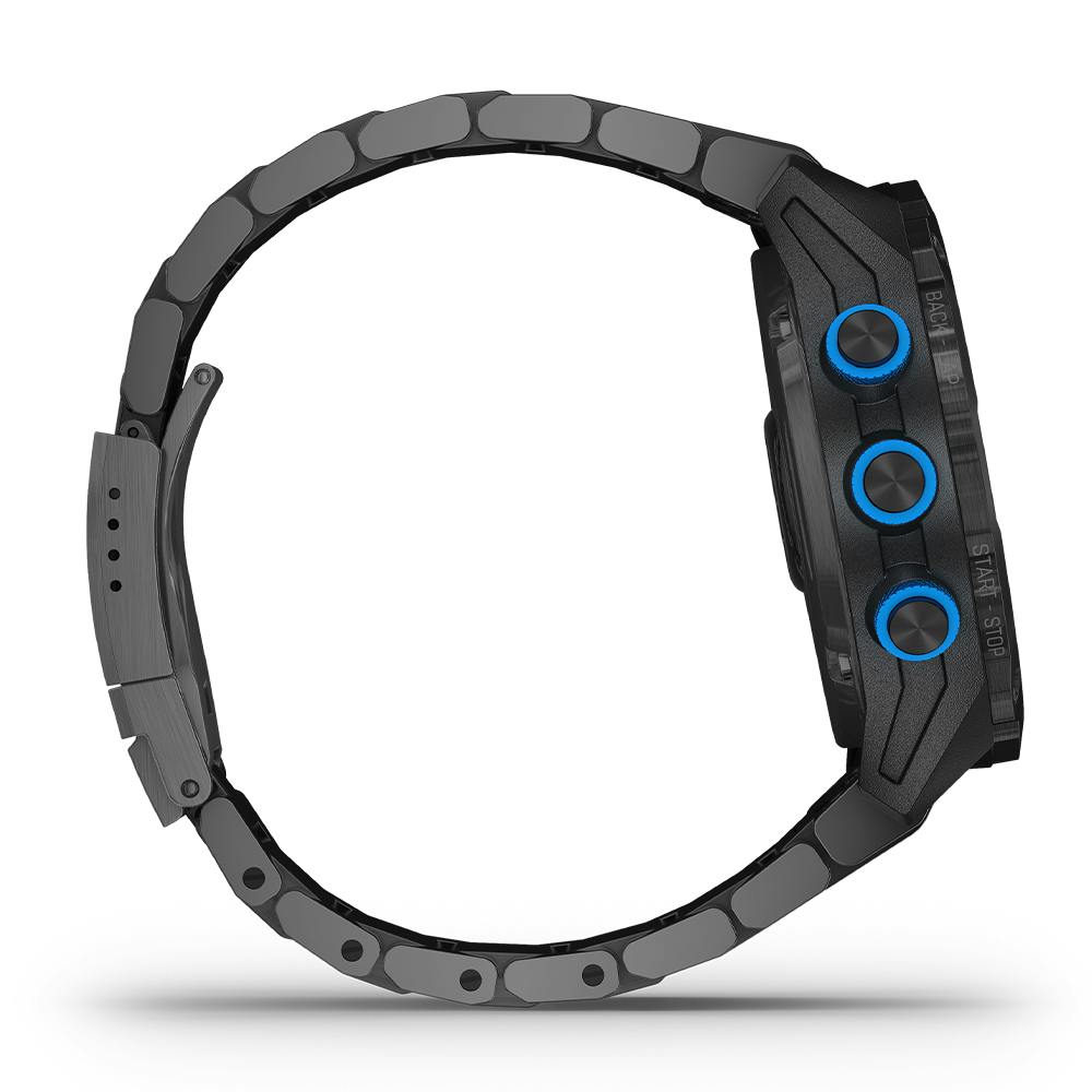 Garmin Descent™ Mk2i Wrist Dive Computer, Titanium Carbon Gray DLC with Titanium Band Right Side View