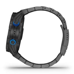 Garmin Descent™ Mk2i Wrist Dive Computer, Titanium Carbon Gray DLC with Titanium Band Left Side View Thumbnail}