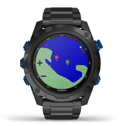 Garmin Descent™ Mk2i Wrist Dive Computer, Titanium Carbon Gray DLC with Titanium Band Surface GPS with Pre and Post Dive Markers Thumbnail}