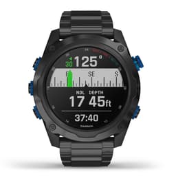 Garmin Descent™ Mk2i Wrist Dive Computer, Titanium Carbon Gray DLC with Titanium Band Compass, Depth, and Down Time View Thumbnail}