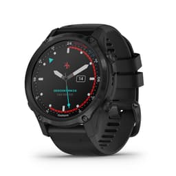 Garmin Descent™ Mk2S Wrist Dive Computer, Silicone Band - Black Thumbnail}