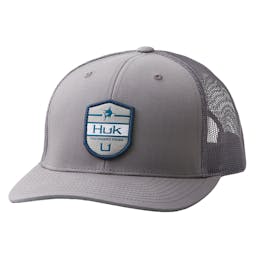 Huk Shield Trucker Style Hat - Sharkskin Thumbnail}
