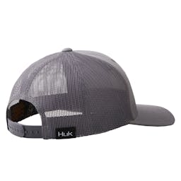 Huk Shield Trucker Style Hat Back - Sharkskin Thumbnail}