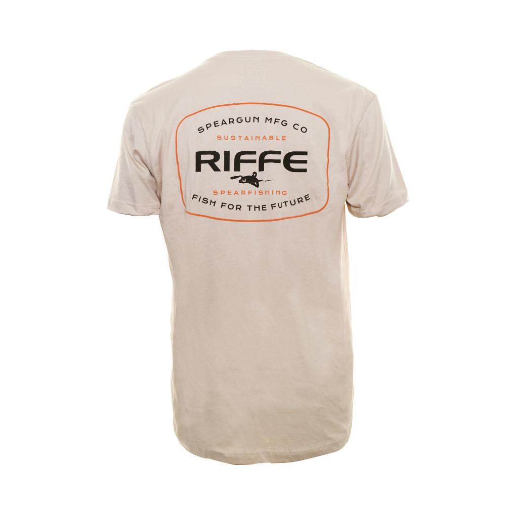 Riffe Harvest Short Sleeve T-Shirt Back - Sand