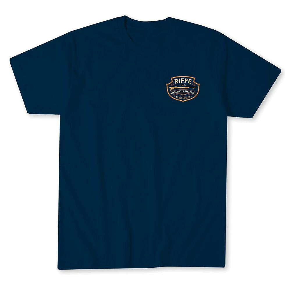 Riffe Chief Short Sleeve T-shirt (Men’s) Front - Navy